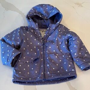 OshKosh B'gosh Blue Polka Dot Girl’s Jacket